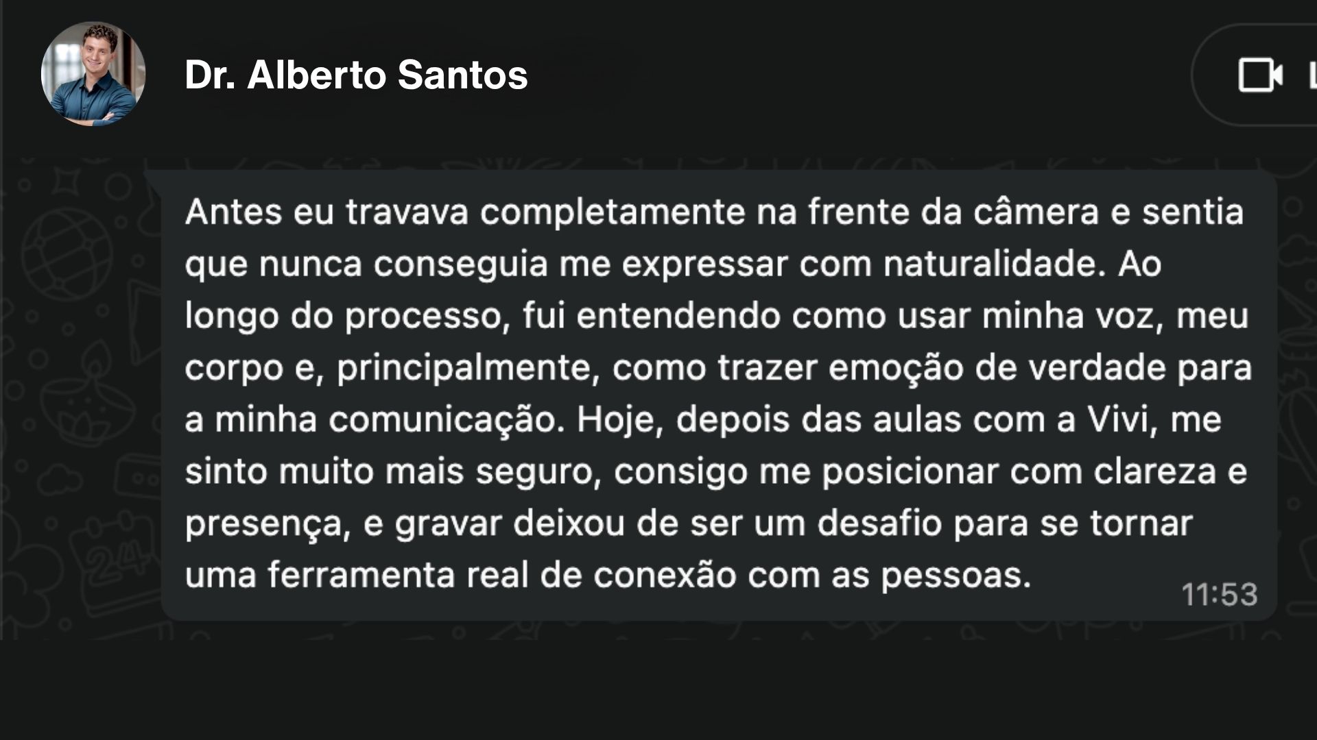 Depoimento Dr. Alberto Santos