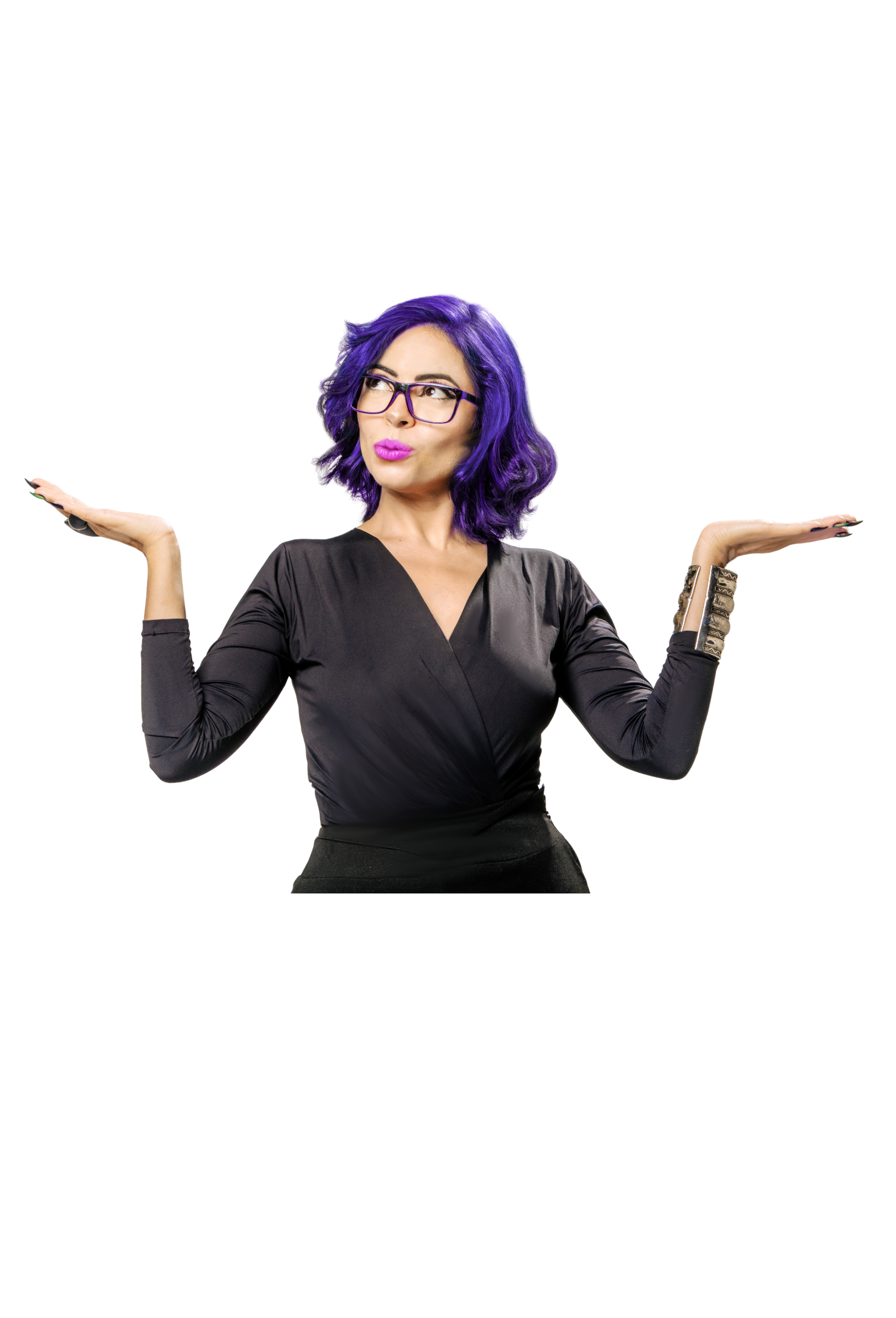 Vivi Donner com megafone — comunicação com impacto
